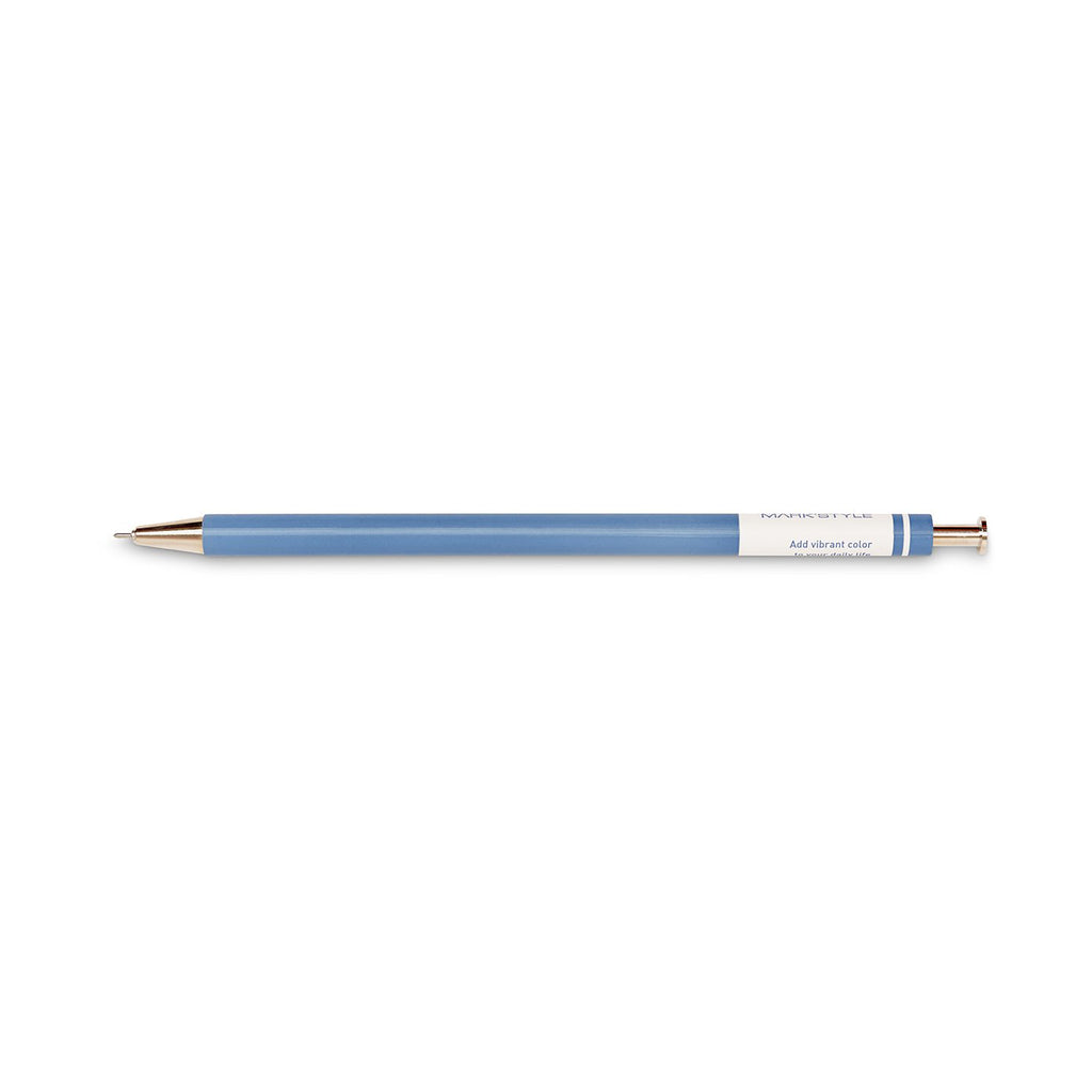 Mark's Style Colors Gel Ball Pen - Blue