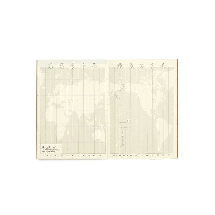 Midori Passport Size Free Diary - Cream