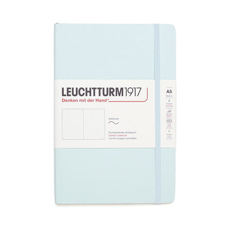 Mint Green Softcover A5 Notebook - Dotted