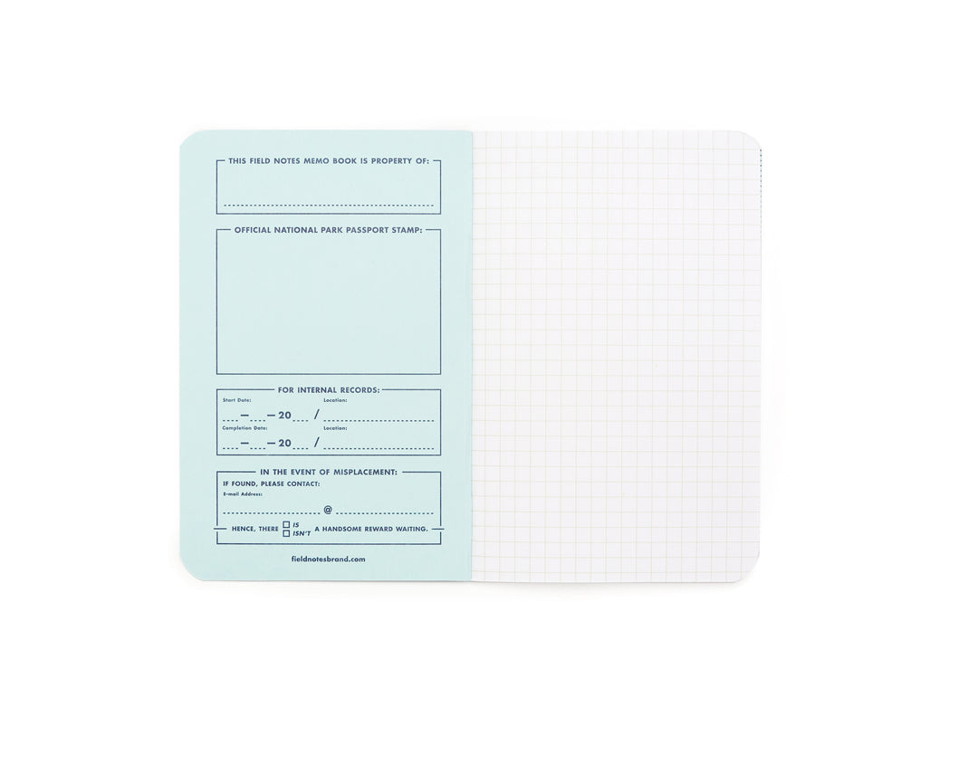 Field Notes National Parks B-Pack Notebooks - Grid