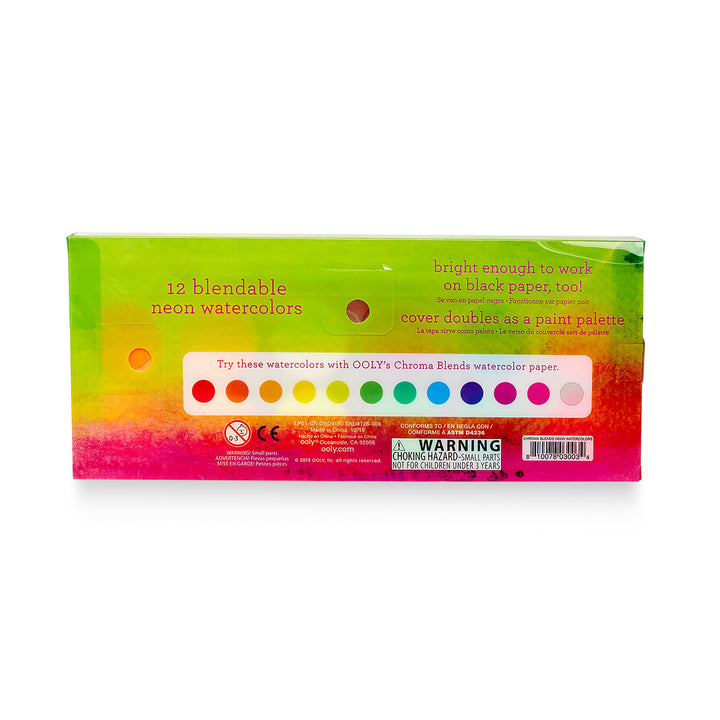 Neon Watercolor Paint Set