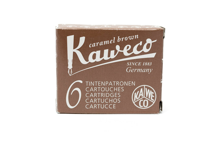 Kaweco Fountain Ink Cartridge Refill (6 pk) - Caramel Brown