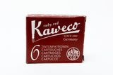 Kaweco Ruby Red Fountain Ink Cartridges
