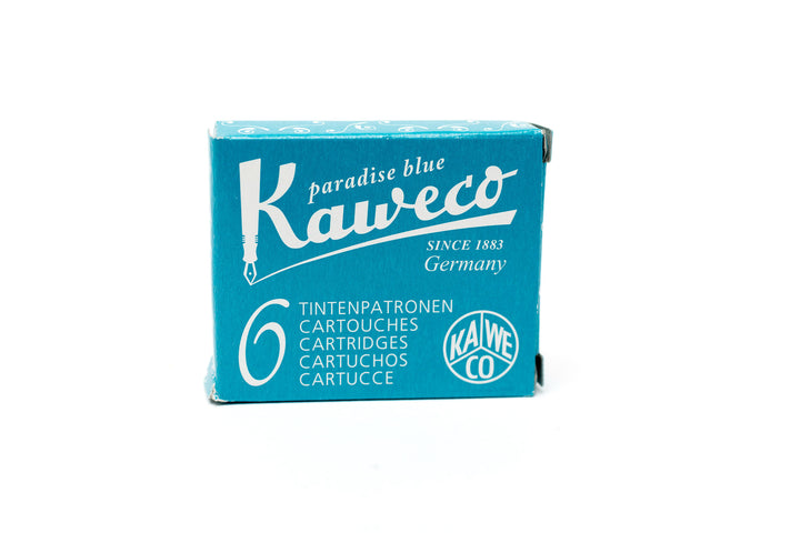 Kaweco Fountain Ink Cartridge Refill (6 pk) - Paradise Blue