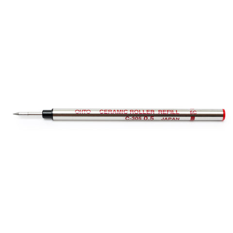 Ohto C-305p Ceramic Rollerball Pen Refill - Red