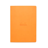 Orange A5 Sewn-Spine Notebook - Dotted
