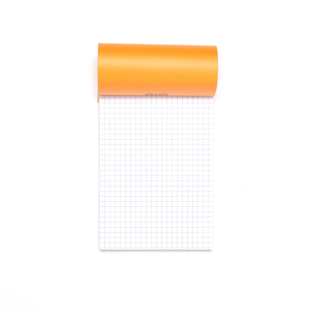 Orange Notepad - Graph (4 ⅜ "x 6 ⅜ ")