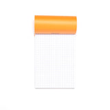 Orange Notepad - Graph (4 ⅜ "x 6 ⅜ ")