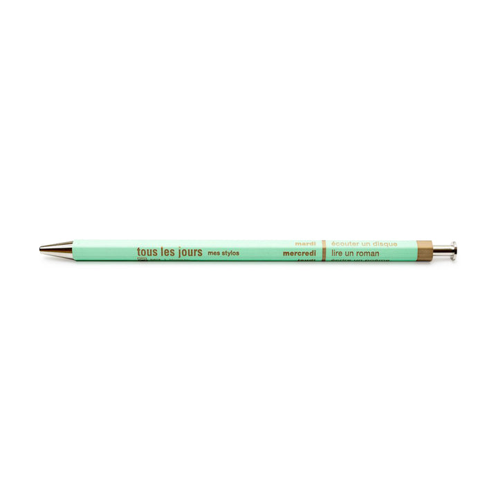 Tous les Jours ballpoint pen: Mint