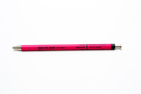 Tous les Jours ballpoint pen: Pink