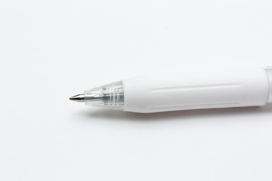 Zebra Sarasa Push Clip Gel Pen - Milk White