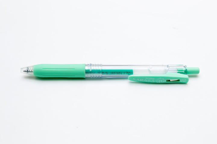 Zebra Sarasa Push Clip Gel Pen - Milk Green