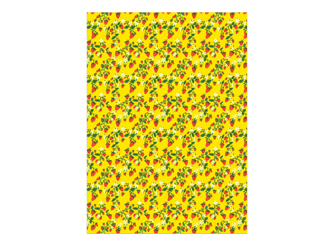 Strawberry Patch Wrapping Sheet