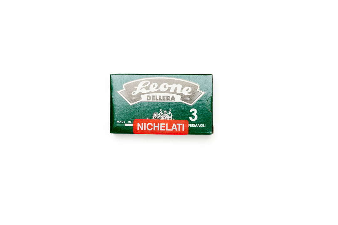 Dell'Era Leone no.3 Nickel Plated Paperclip - Box of 100