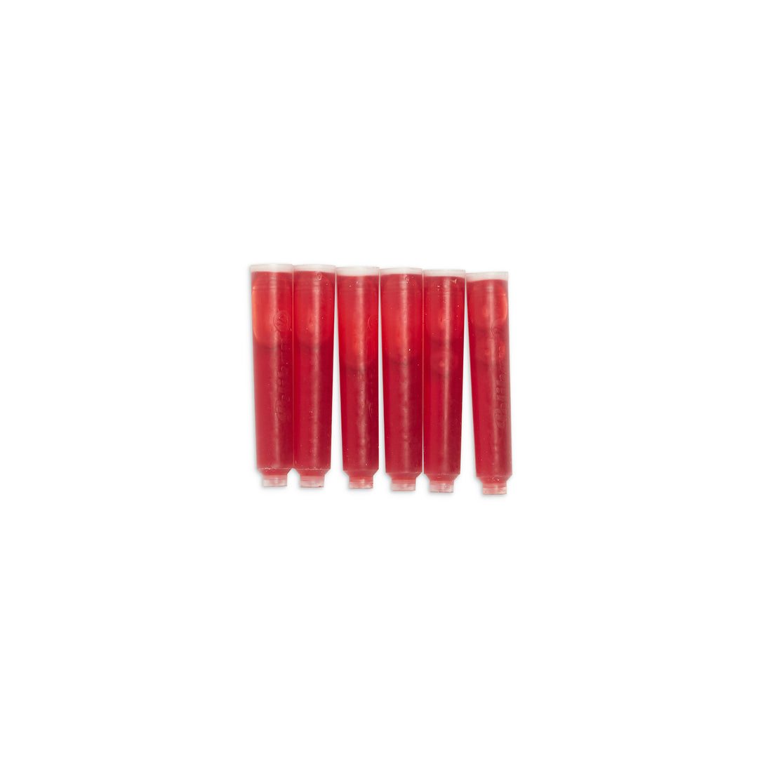 Pelikan Fountain Pen cartridge red 6 pack