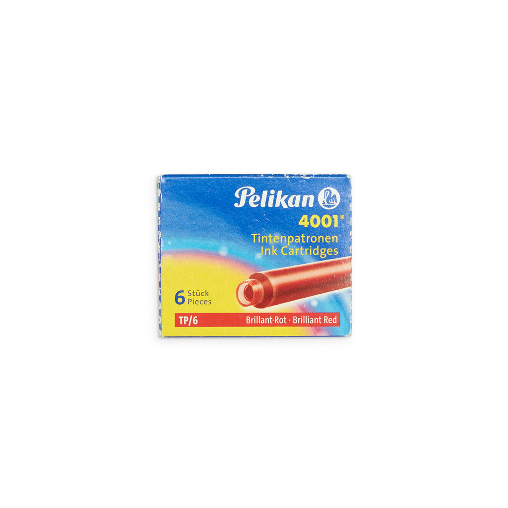 Pelikan Fountain Pen cartridge red 6 pack