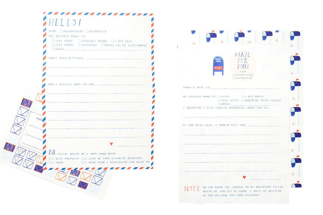 Grandparent + Grandchild Pen Pal Kit