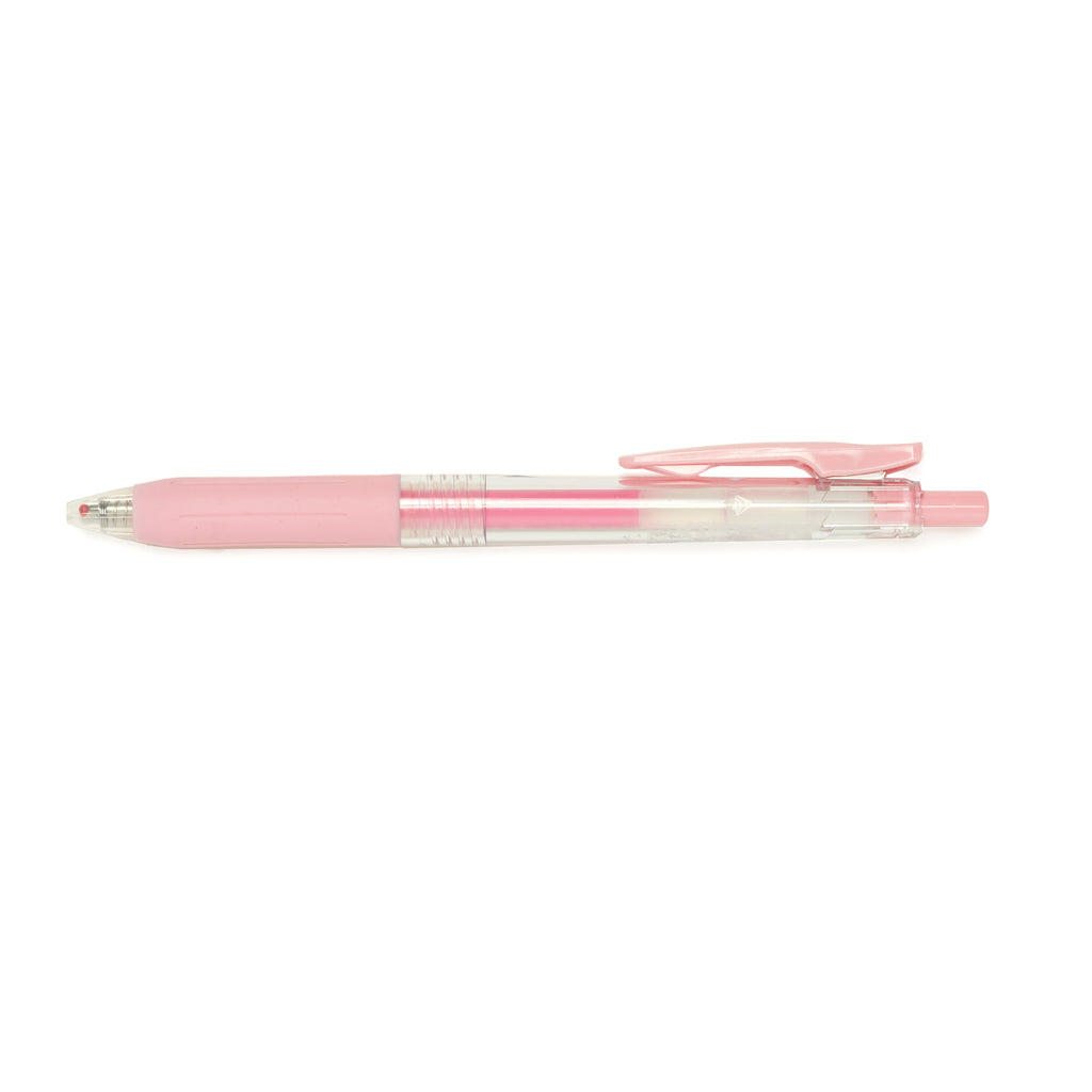 Zebra Sarasa Push Clip Gel Pen - Milk Pink – Shorthand