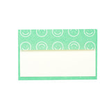Green Smiley Notecard Set
