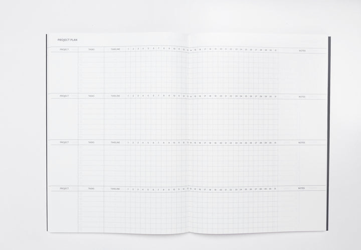 The Project Planner - Black