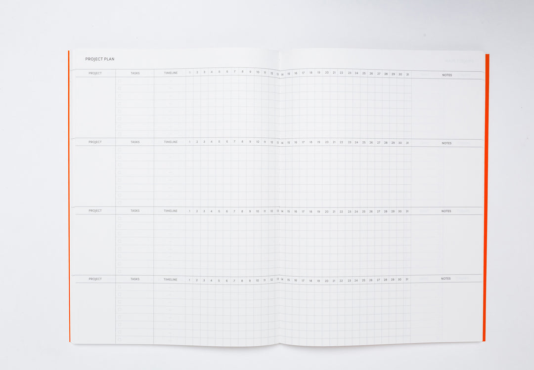 The Project Planner - Red