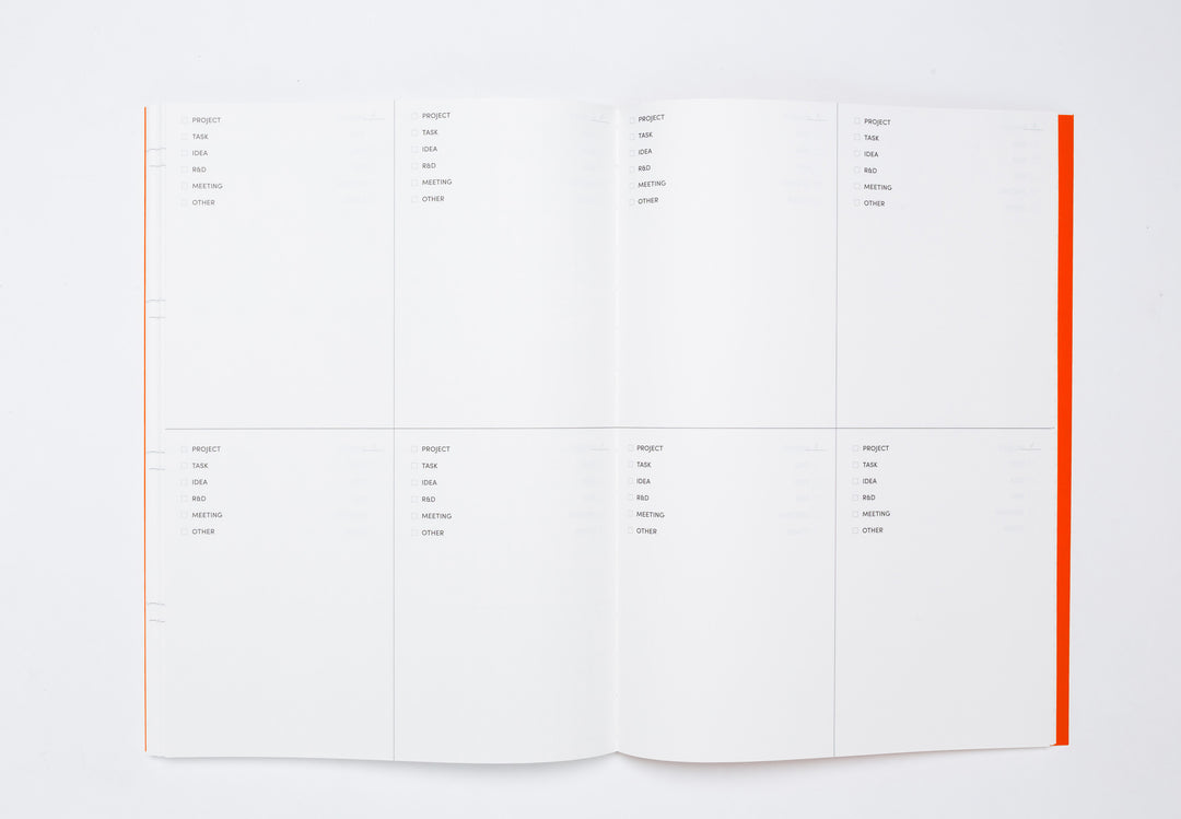 The Project Planner - Red