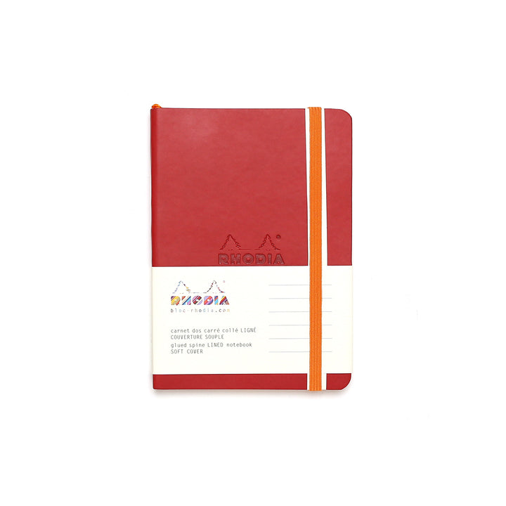 Rhodia A6 Poppy Softcover Notebook - Lined