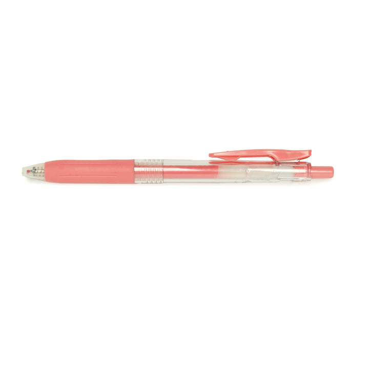 Zebra Sarasa Push Clip Gel Pen - Milk Red