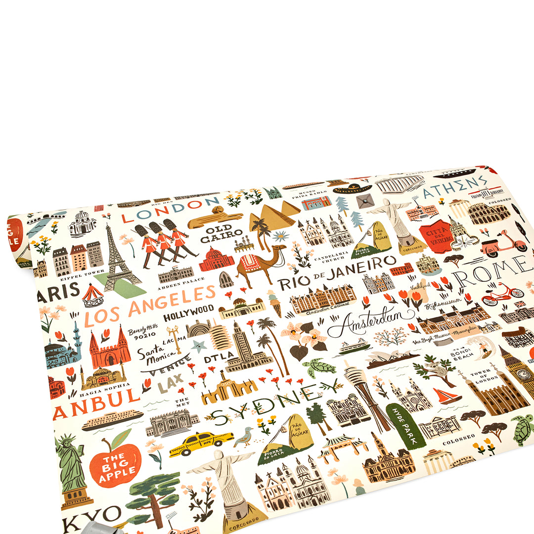 Bon Voyage Wrapping Sheet