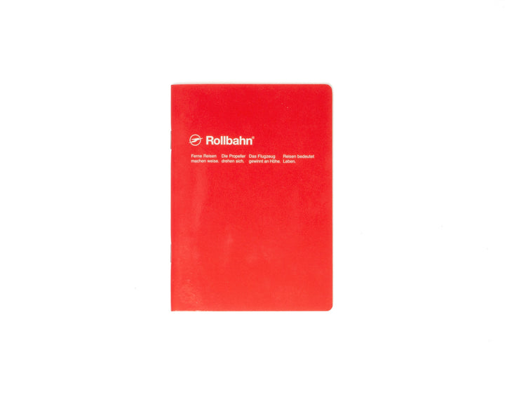 Rollbahn A6 Pocket Notebook - Grid: Red