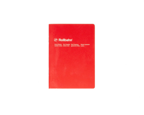 Red A6 Pocket Notebook - Grid