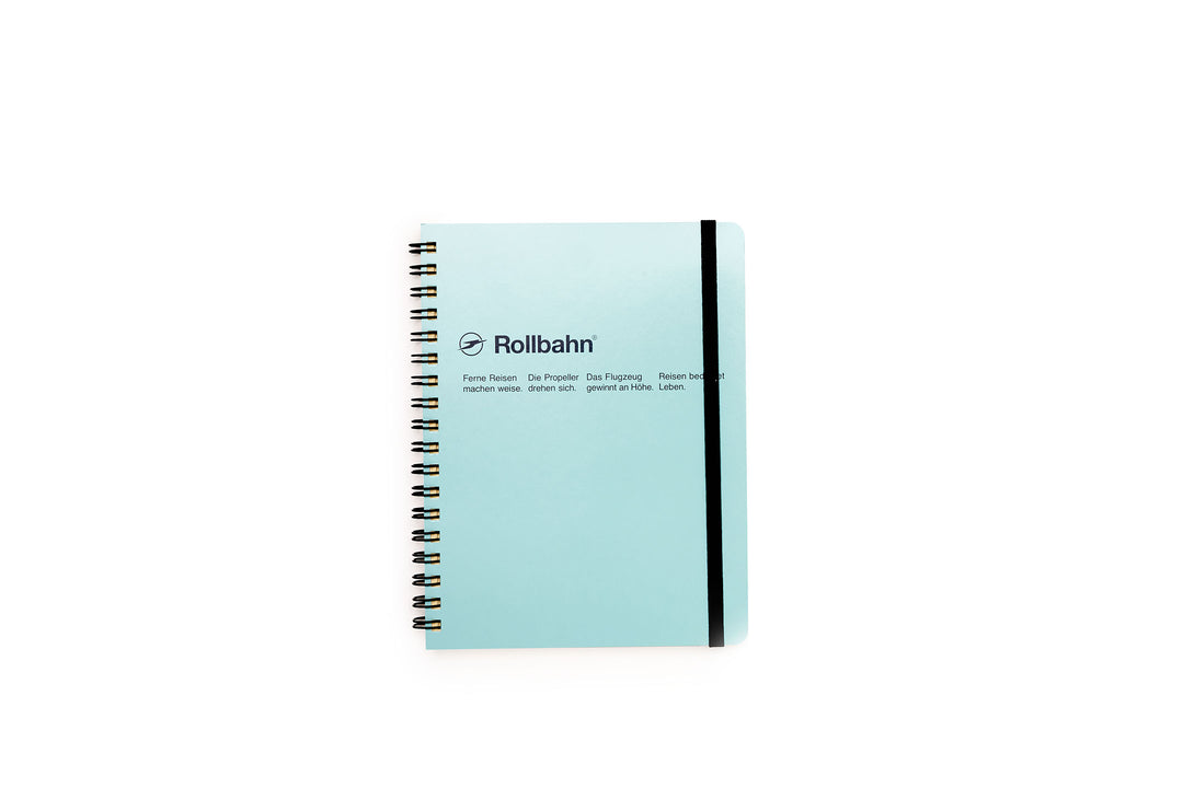 Rollbahn Spiral Notebook - Grid: Sky Blue – Shorthand