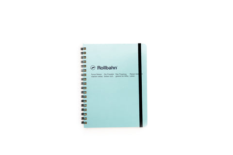 Sky Blue Spiral Notebook - Grid