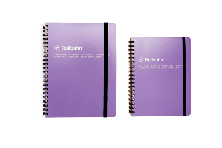 Rollbahn Spiral Notebook - Grid: Light Purple