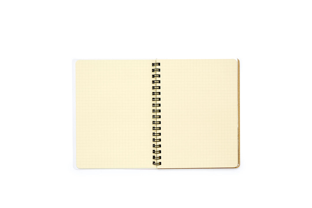 Blush Pink Spiral Notebook - Grid