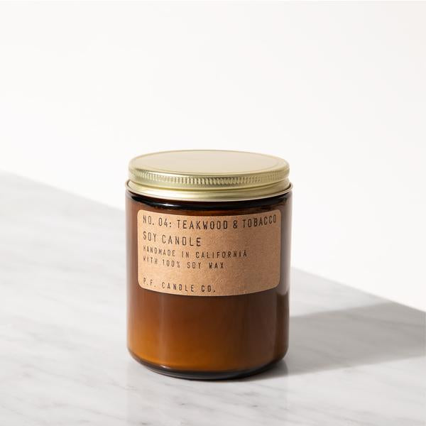 Teakwood and Tobacco Candle - 7.2 oz