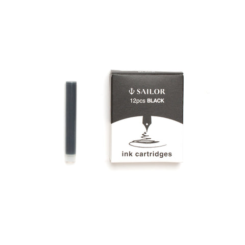 Sailor Ink Cartridge - Black (Pack of 12)