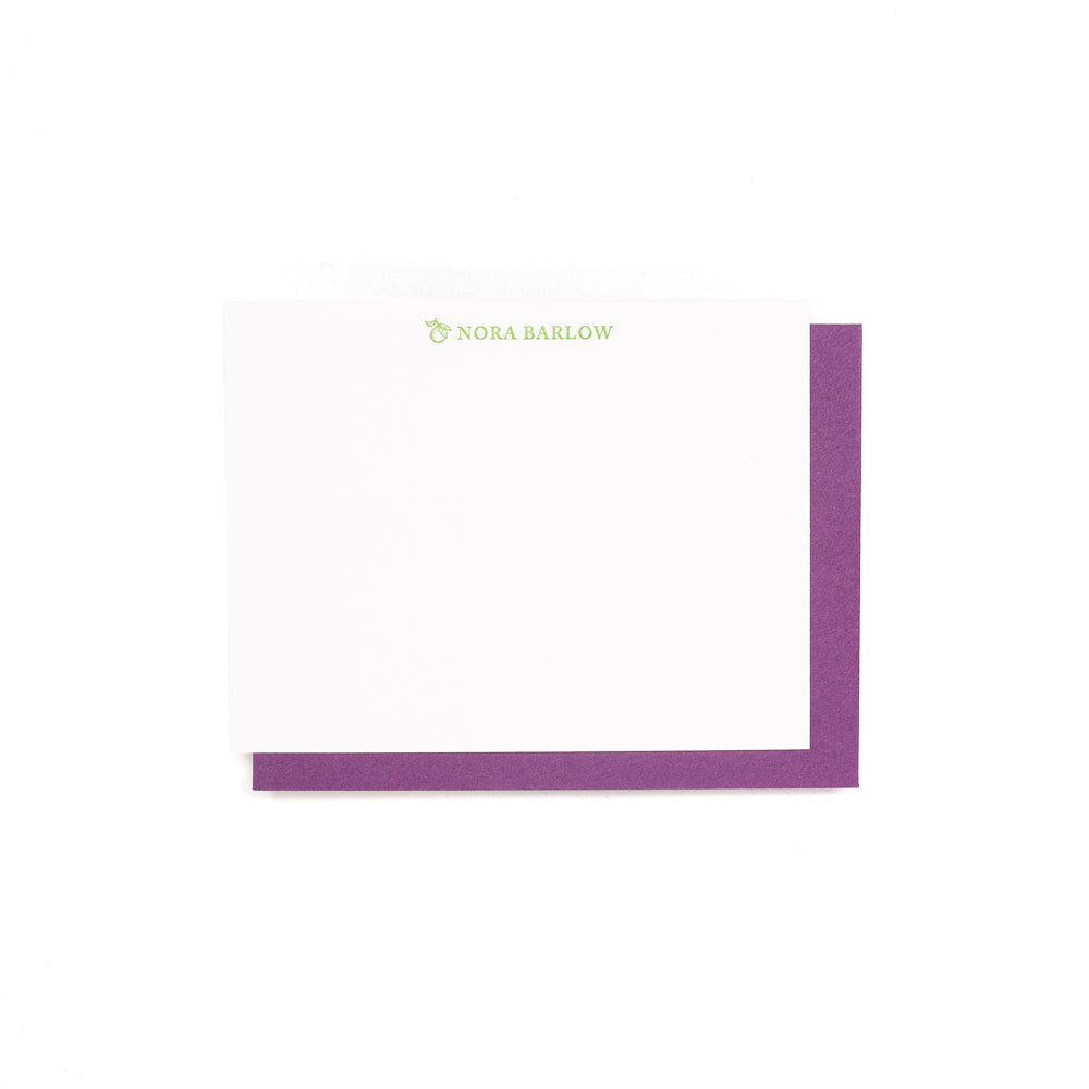 Custom Stationery Gift Certificate - Flat note + Envelope