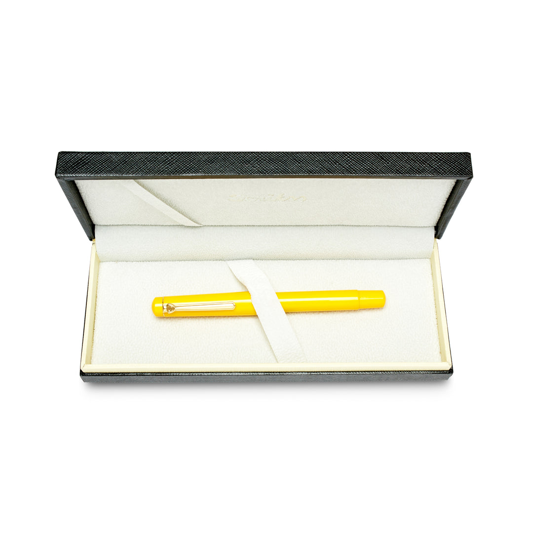 419 Piston Fill Fountain Pen - Yellow