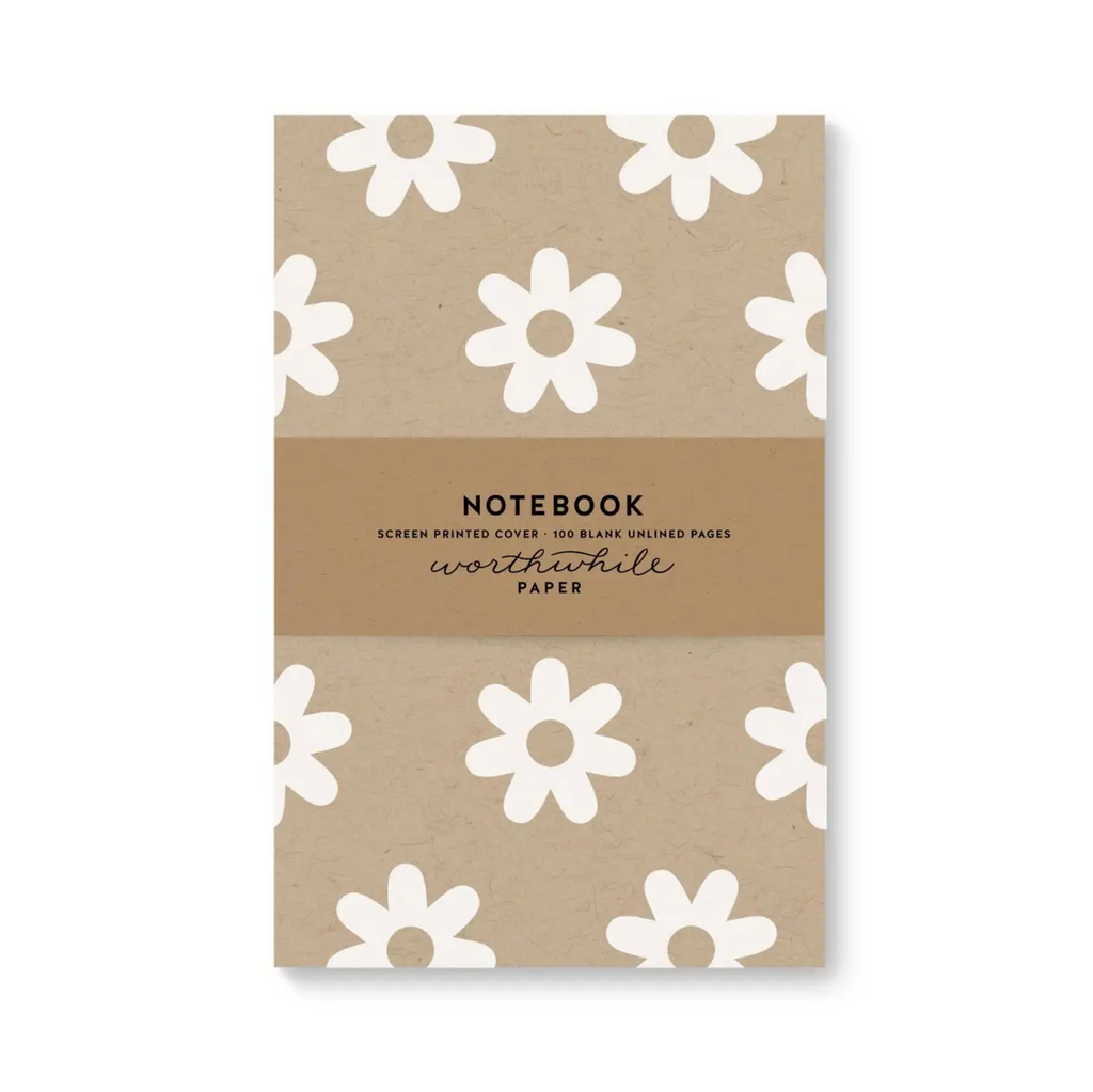 Daisy Pattern Notebook - Blank