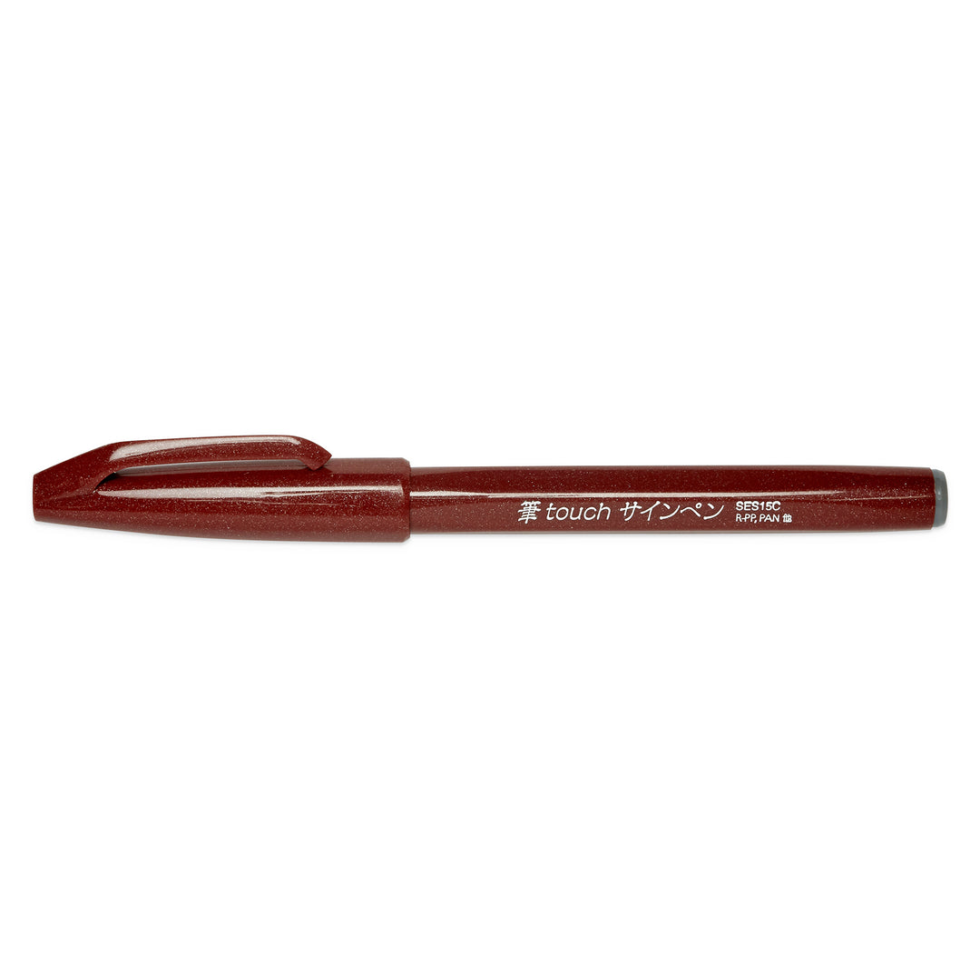 Pentel Touch Sign Brush Pen - Brown