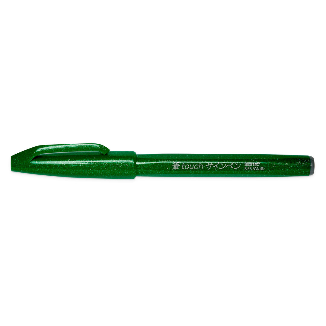 Pentel Touch Sign Brush Pen - Green