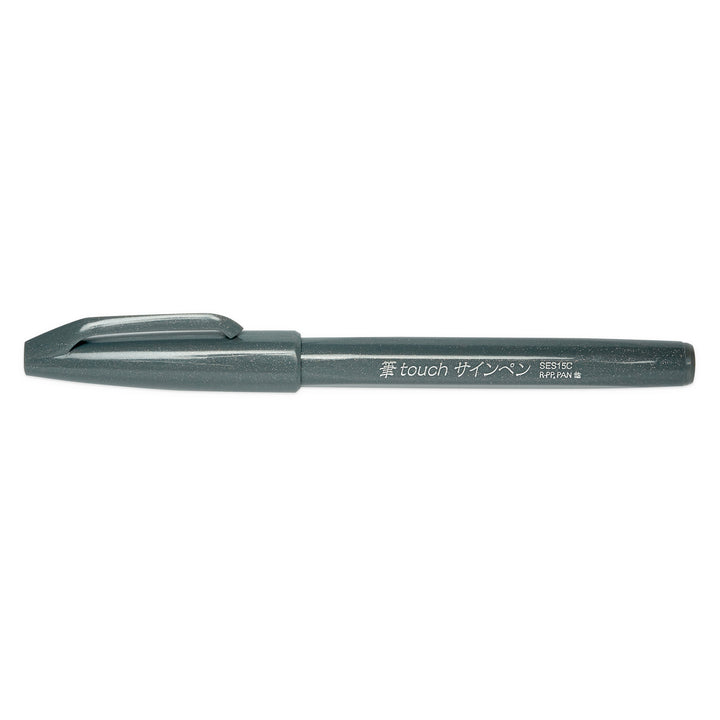 Pentel Touch Sign Brush Pen - Gray