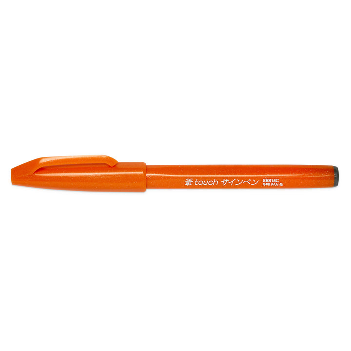 Pentel Touch Sign Brush Pen - Orange