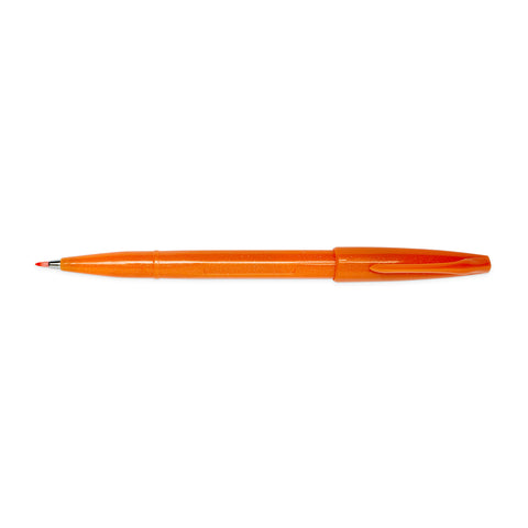 Pentel Sign Brush Pen - Orange