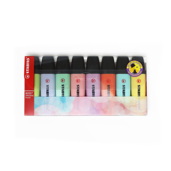 Stabilo Pastel Highlighter Set of 8 - Wallet Size