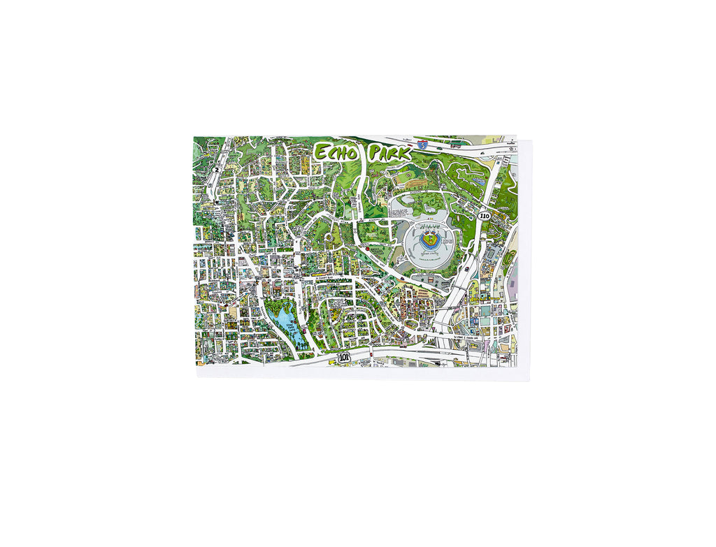 Echo Park Map Card