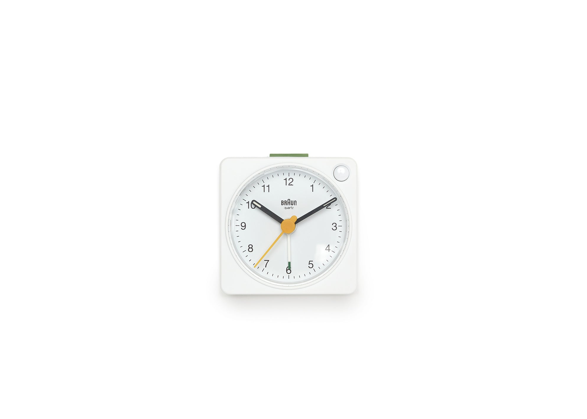 Braun Analog Travel Alarm Clock - White – Shorthand