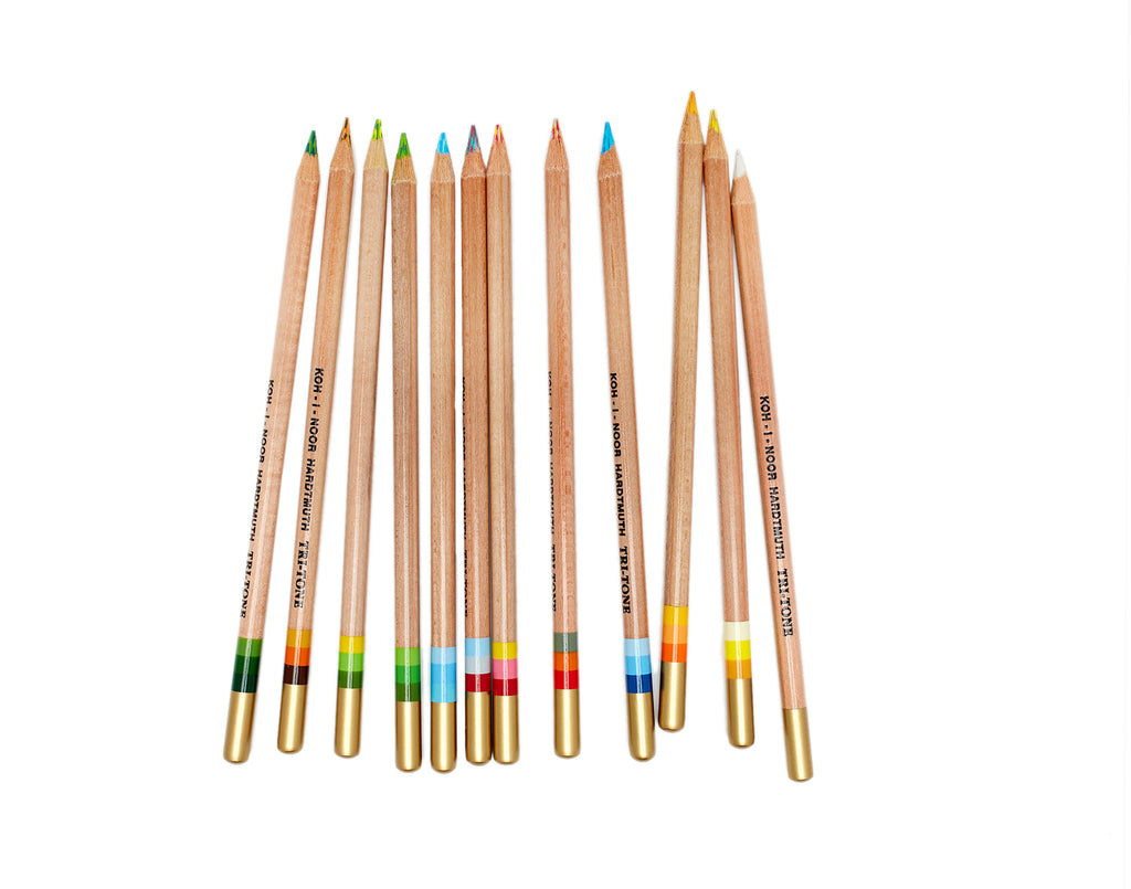 Tri-Tone Colored Pencil Sets- Koh I Noor
