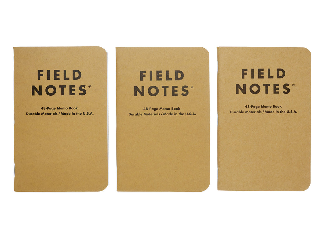 Field Notes Kraft Notebooks - Mixed